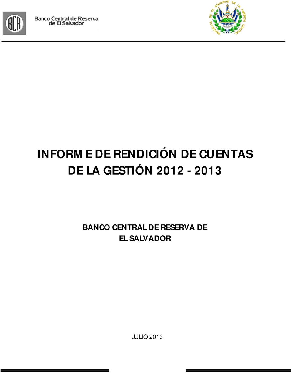 2012-2013 BANCO CENTRAL DE