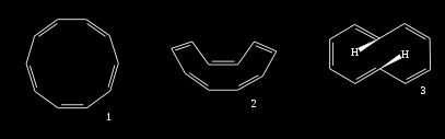 Aromaticidad Regla de ückel (4n + 2) electrones pi [10] anuleno no es aromatico.