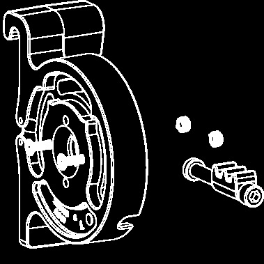 Instrucciones de ensamblaje 11.- COLOCACION DEL TUBO Y TEJIDO F Fijar el perfil cofre al soporte lateral motor cofre con los tornillos avellanados Ø4.2x45 (F) que se indican.