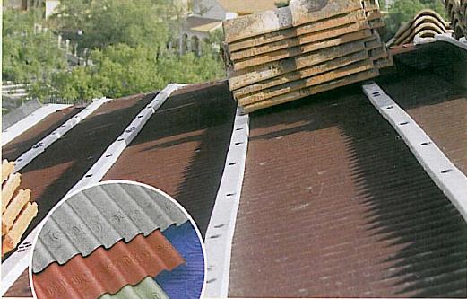 Placas onduladas Son cubiertas que se empelan en infinidad de usos, por ejemplo, como tejados de almacenes o naves industriales, y