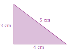 RX 3º SECUNDARIA 11 ÁREAS DE CUADRADOS SOBRE UN TRIÁNGULO RECTÁNGULO 1. Observa el siguiente triángulo rectángulo de medidas 3, 4 y 5 cm. a. Qué relación hay entre las medidas de sus lados? 2.