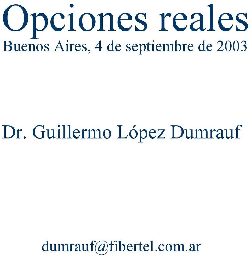 2003 Dr.