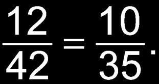 Igualdad de Fracciones Demostrar que Método 1: Simplificar ambas fracciones a su estado más simple.