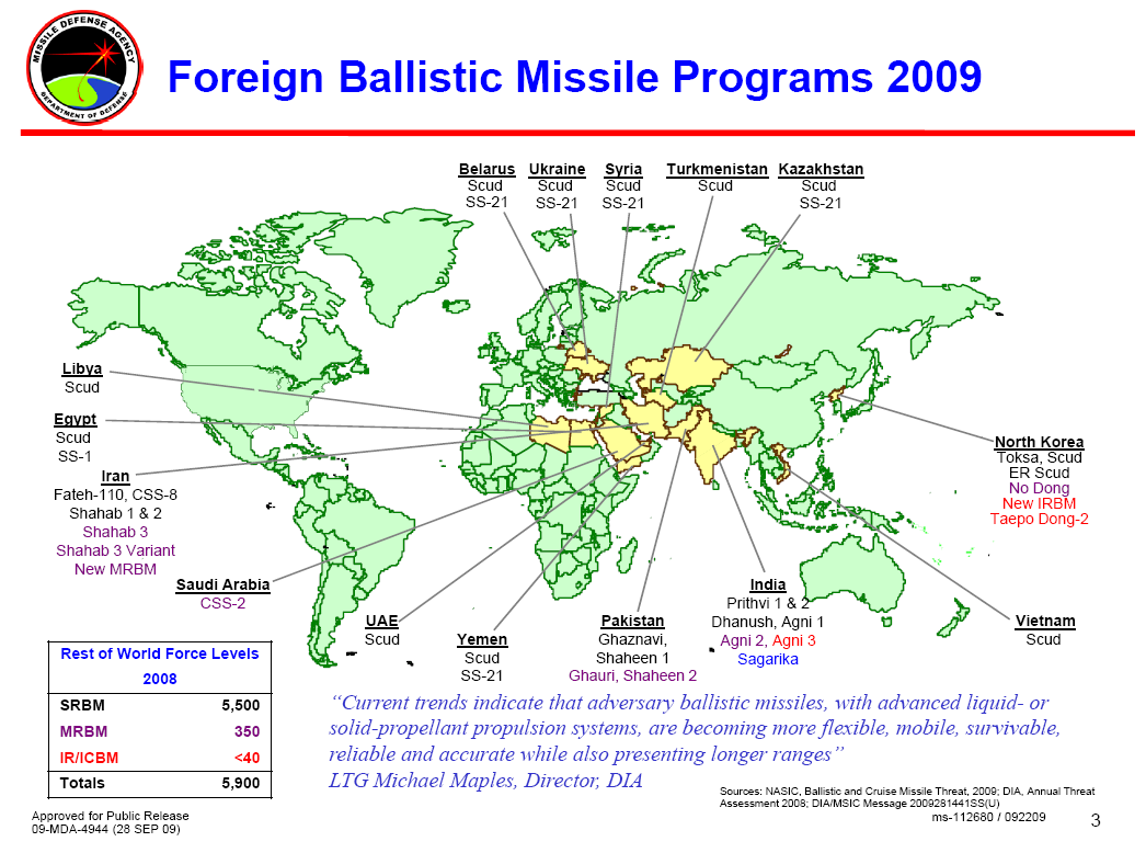 01. Países con programas de misiles balísticos Figura Para los intereses estratégicos en el Oriente medio, los desarrollos de misiles de Irán son incluso más preocupantes.