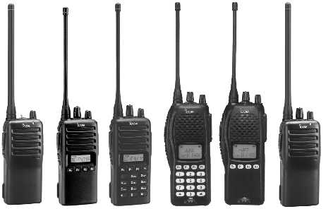 Un Radio para cada Necesidad IC-F14S IC-F33GS IC-F33GT IC-F30GT/40GT IC-F30GS/40GS IC-F24 * Calidad IS 9000, certificado por la FCC de E.U.A. * Con mayor potencia y alcance.