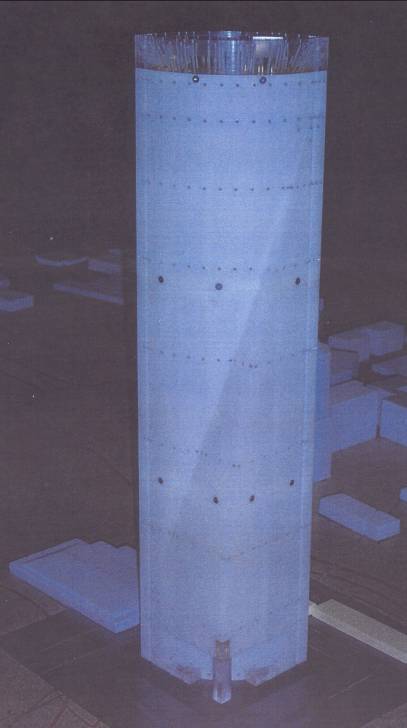Túnel de viento con capa límite (Ontario) Modelo torre Túnel de