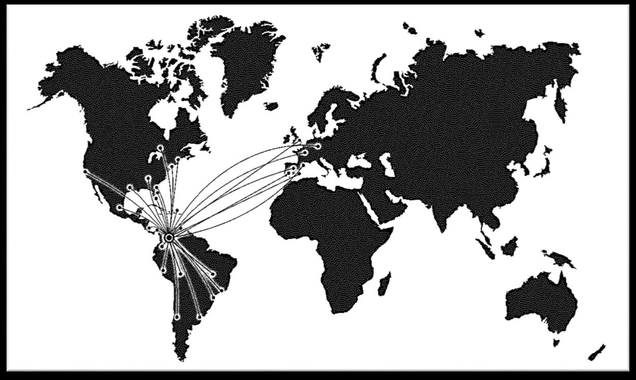 CONECTIVIDAD 700 22 23 VUELOS INTERNACIONALES DIRECTOS CIUDADES CON CONEXIÓN DIRECTA AEROLINEAS CON OPERACIÓN EN BOGOTÁ AIRLINES AIRLINES AIRLINES AIRLINES Avianca American Airlines Iberia Sky
