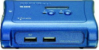 2. Cómo conectar Nota: El conmutador TK-207K USB KVM no requiere de ningún controlador o software. 1.