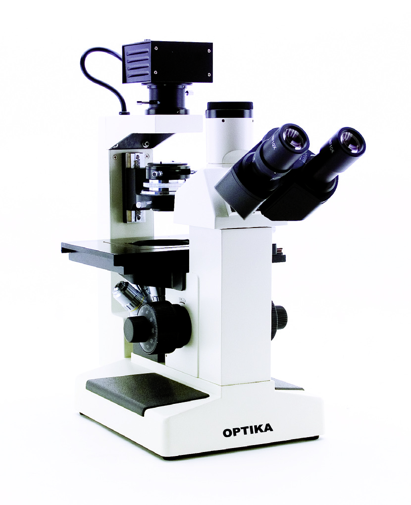 XDS-1R - Microscopios Biológicos Invertidos Componente Descripción Sistema óptico Sistema estándar DIN 160mm de longitud de tubo, distancia parafocal 45mm. Campo de visión 20mm.