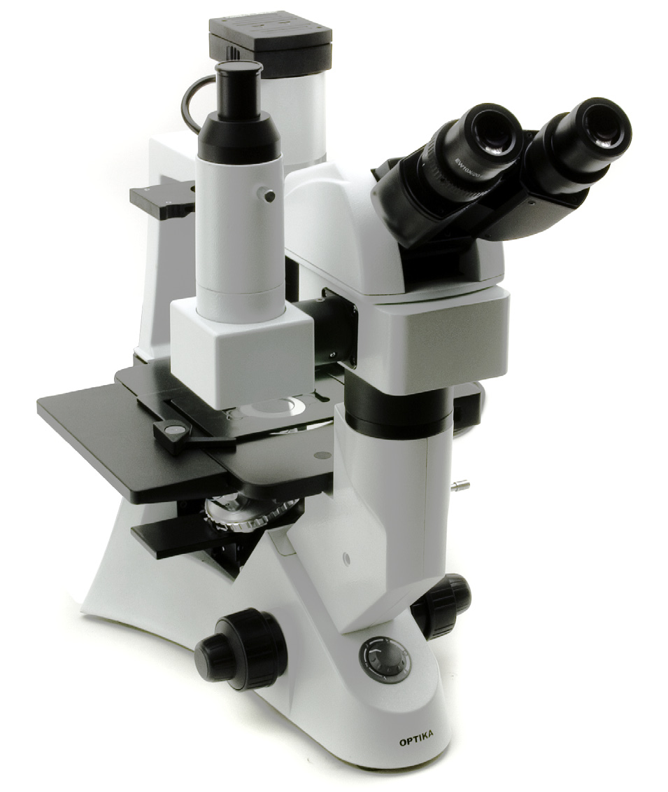 XDS-2 - Microscopio Biológico Invertido Componente Sistema óptico Descripción IOS, infinity optical system, distancia parafocal 45mm. Campo de visión 22mm Cabezal Oculares Trinocular.