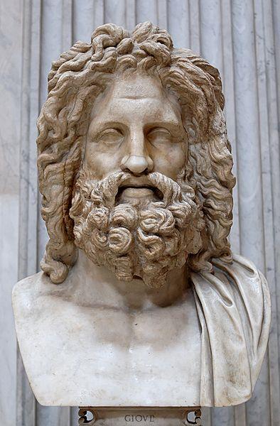 2. LOS DIOSES OLÍMPICOS Y SUS REPRESENTACIONES Fidias, 430 a. C. ZEUS. -Dios del cielo y el rayo y el máximo en el Olimpo.