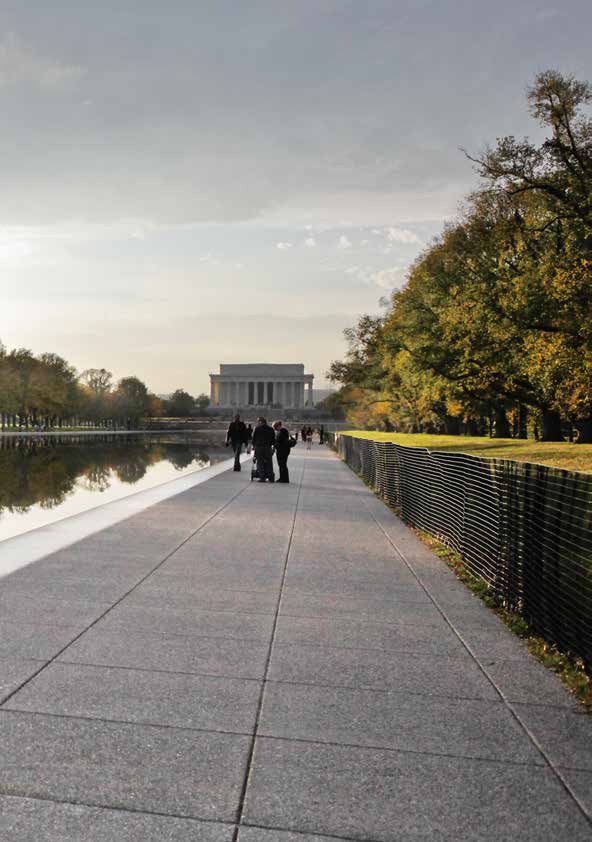 Cliente: National Park Service U.S. Departamento de interior Ingeniería: KCE Engineers, CO El sistema Sika de hormigón impermeable fue usado en el nuevo Lincoln Memorial Reflecting Pool en Washington D.