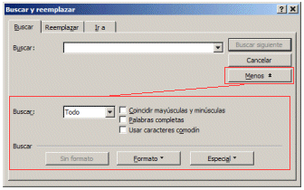 Word: P2 Cercar i substituir (i) Menú Edición permeten fer cerques i substitucions de textos en un document.