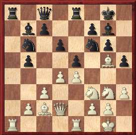 Cristian Pulgar Nicolás Abarca [A05] Torneo Tarrasch Club Ñuñoa, 2009 Diagrama 2, Posición final 1.e4 c5 2.d3 d6 3.Cf3 g6 4.g3 Ag7 5.Ag2 Cc6 6.0-0 Cf6 [6...Ch6!