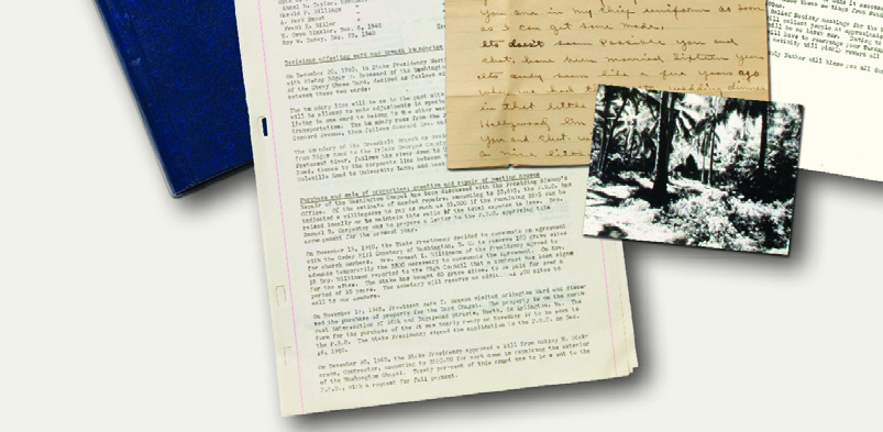 La colección contiene diarios, cartas, discursos, fotografías y boletines de la estaca relacionados con su servicio en la Iglesia, que Pedro y Miranda conservaron con mucho