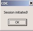 CDC User Manual 4.- Enter the password.
