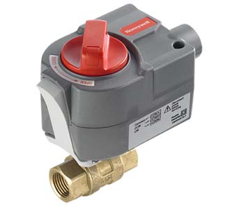 Actuador MVN APLICACIÓN El actuador de las válvulas de control MVN de N m (7 lb-in) se utiliza con las válvulas de bola de control VBN de vías y VBN de vías para controlar el agua caliente y fría con