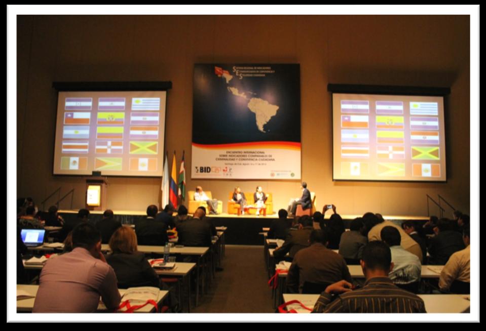 85 delegados oficiales 17 países de América Latina