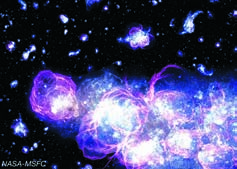 GLOSARIO Plasma: Es el cuarto estado de la materia, el más abundante del Universo y en el cual los electrones están desligados de los respectivos núcleos (los núcleos no poseen electrones girando