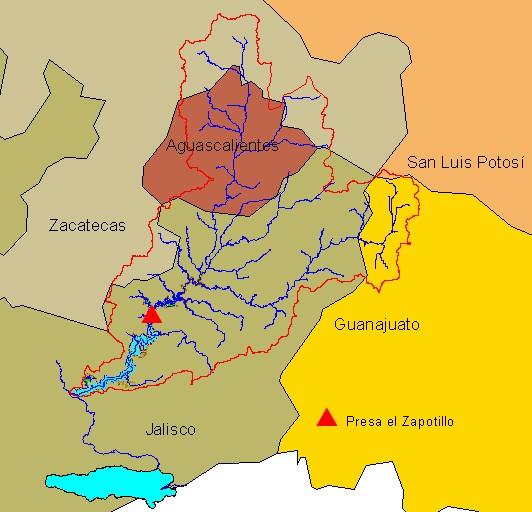 IV.-DESCRIPCIÓN DEL ESCENARIO AMBIENTAL REGIONAL CON ANTERIORIDAD A LA EJECUCIÓN DEL PROYECTO Marco geográfico e hidrológico relacionado al Proyecto El Zapotillo.