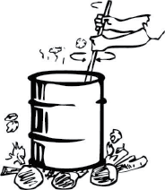 Fórmula para preparar 100 litros de caldo sulfocálcico (Inventado en 1902 y continúa usándose hasta hoy) Ingredientes Cantidad Azufre en polvo. 20 kilos Cal viva o apagada. 10 kilos Agua.