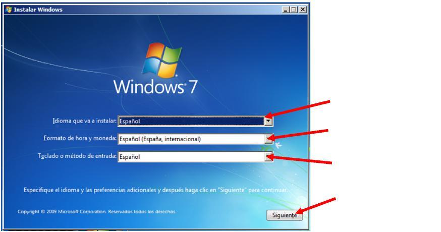 Instalación de Windows 7 desde CD/DVD La instalación de Windows 7 puede llevarse a cabo desde una preinstalación como en el resto de sistemas operativos, en el caso de los ordenadores portátiles y