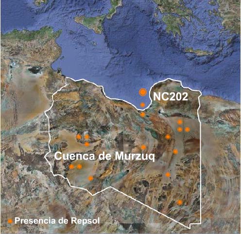Hitos 2008-2009 / Upstream: Libia Ampliación de las concesiones petroleras NC-186 y NC-115 hasta 2032 y prolongación en 5 años de los derechos de exploración en estos bloques (julio 2008).