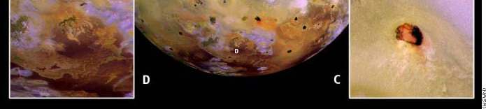 Io A 422,000 km de Júpiter Diámetro: 3630 km Masa: 8.