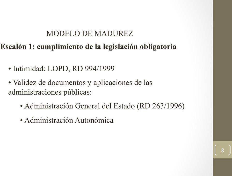 documentos y aplicaciones de las administraciones públicas: