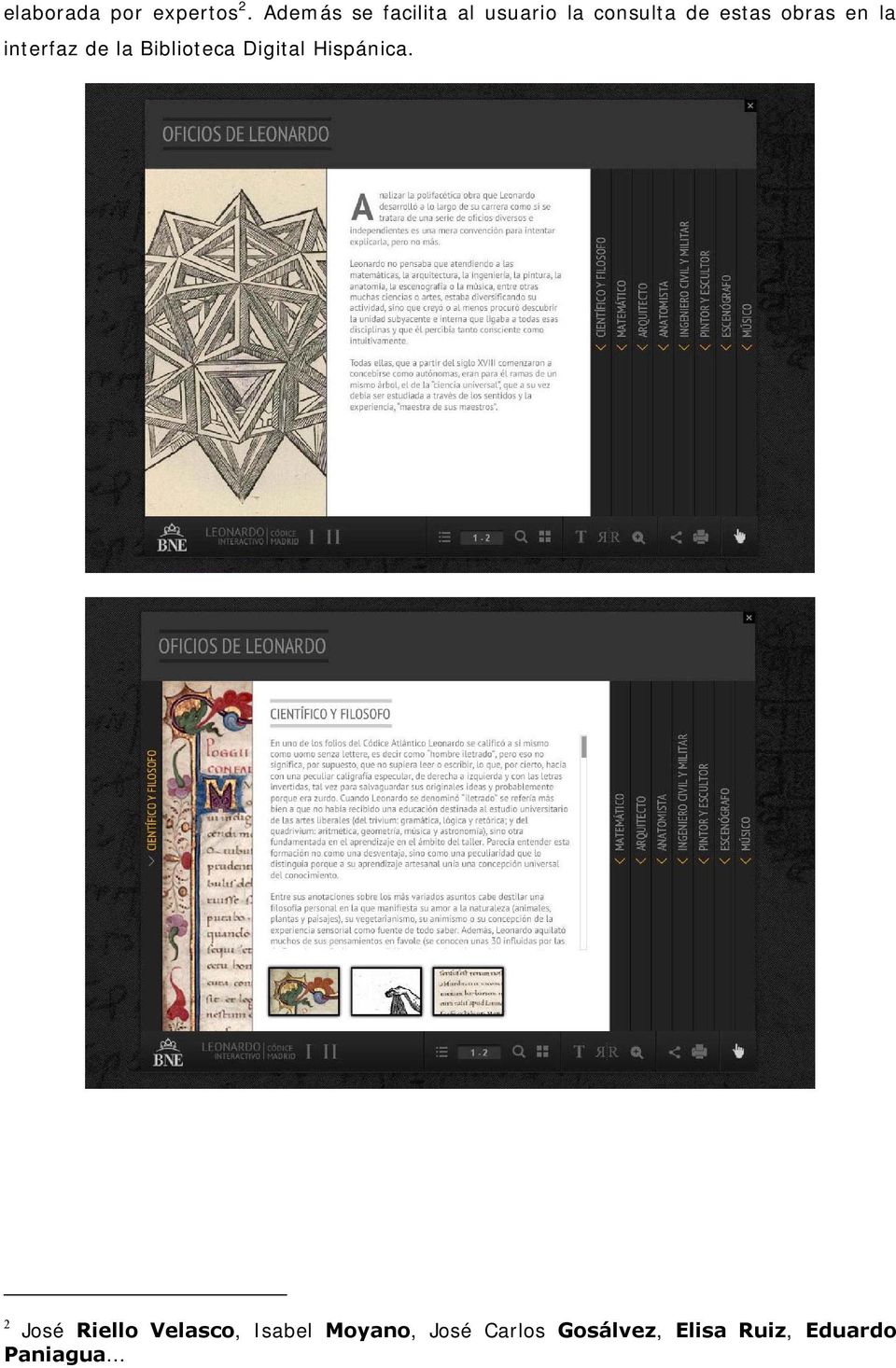 obras en la interfaz de la Biblioteca Digital Hispánica.