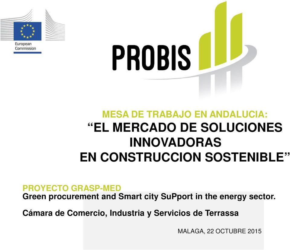 procurement and Smart city SuPport in the energy sector.