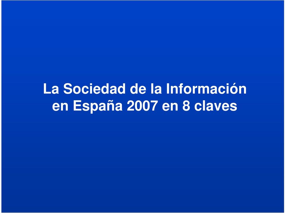 en España 2007