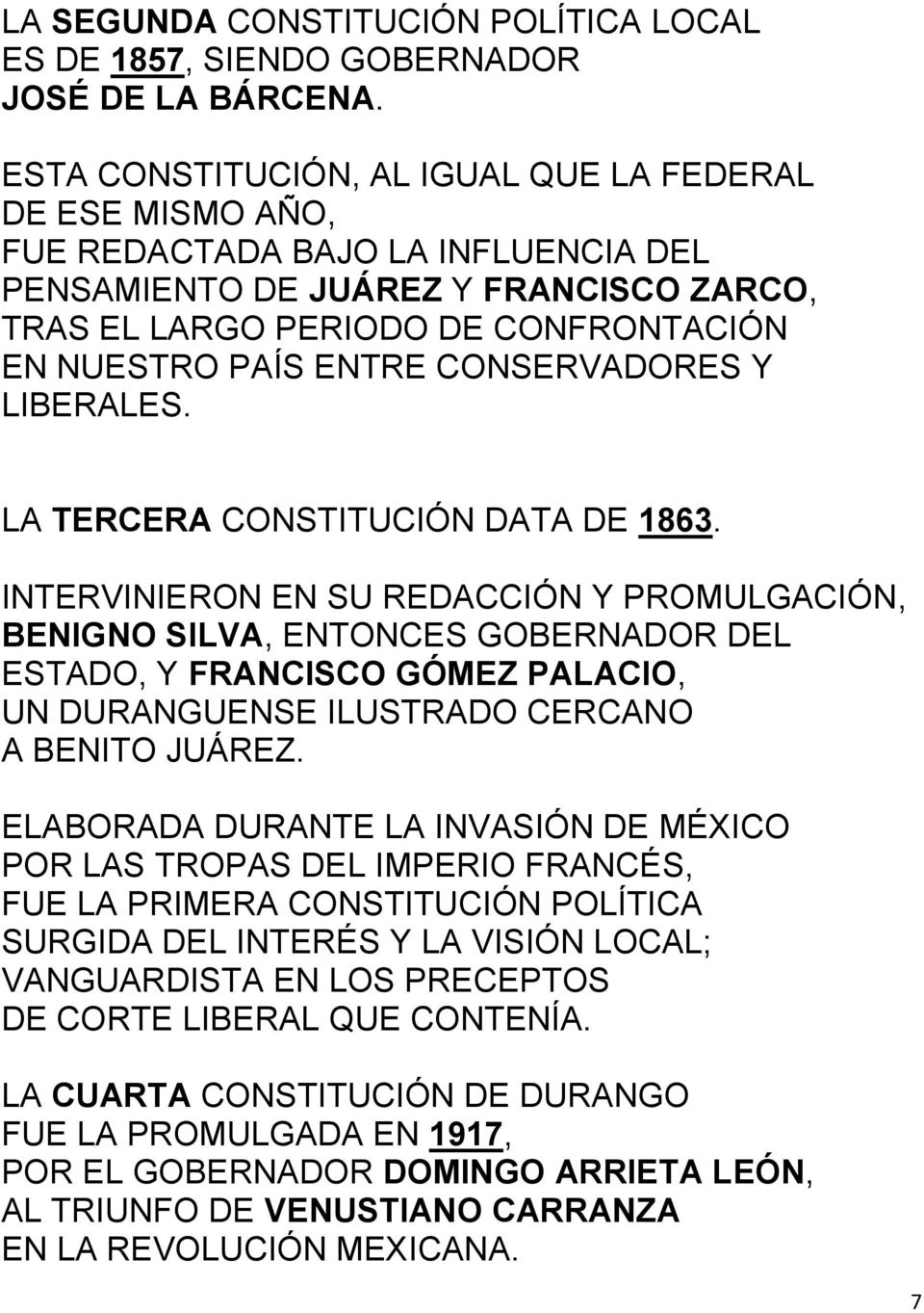 CONSERVADORES Y LIBERALES. LA TERCERA CONSTITUCIÓN DATA DE 1863.