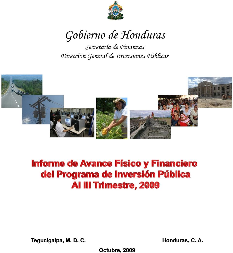 Inversiones Públicas Tegucigalpa,