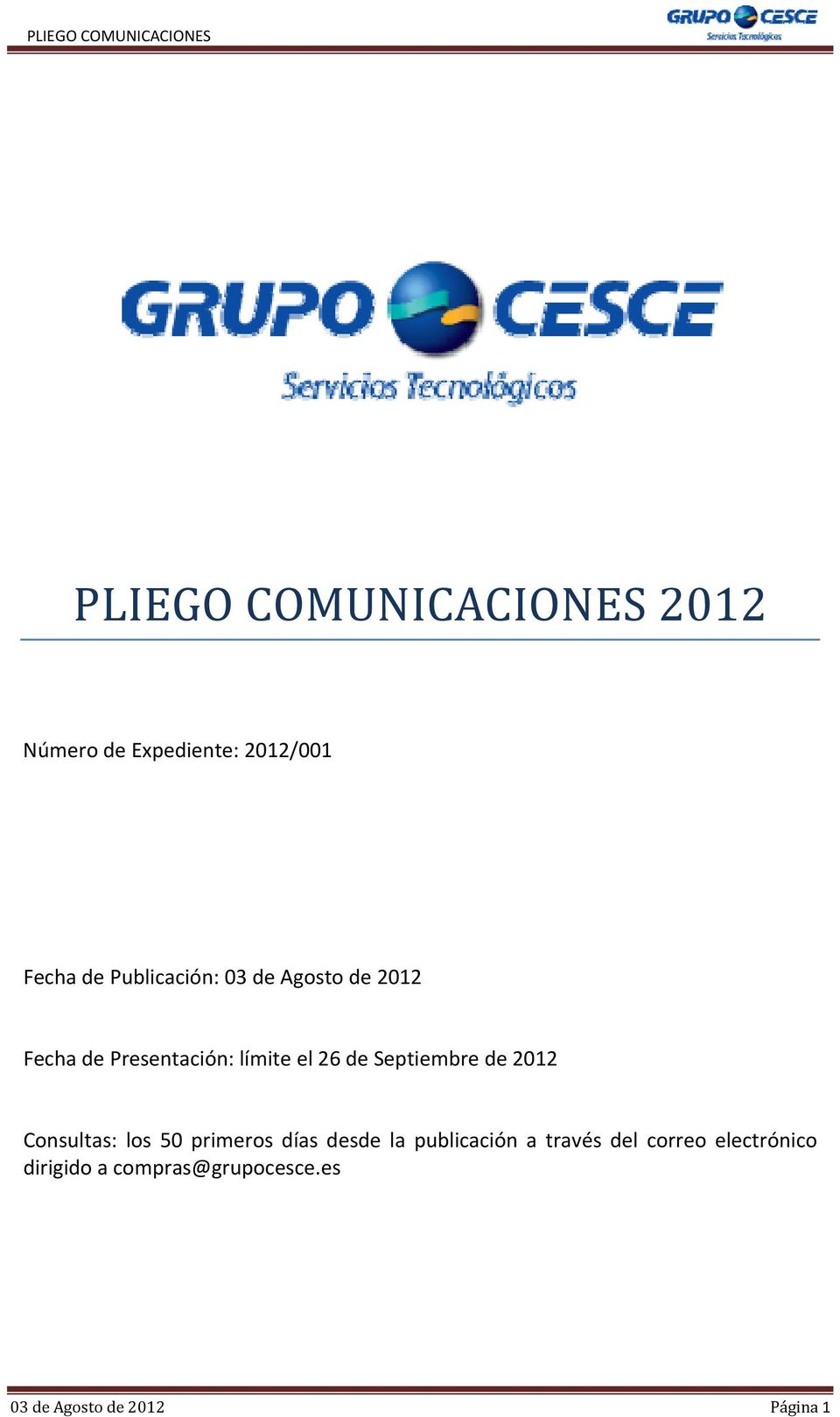 Septiembre de 2012 Consultas: los 50 primeros días desde la publicación a