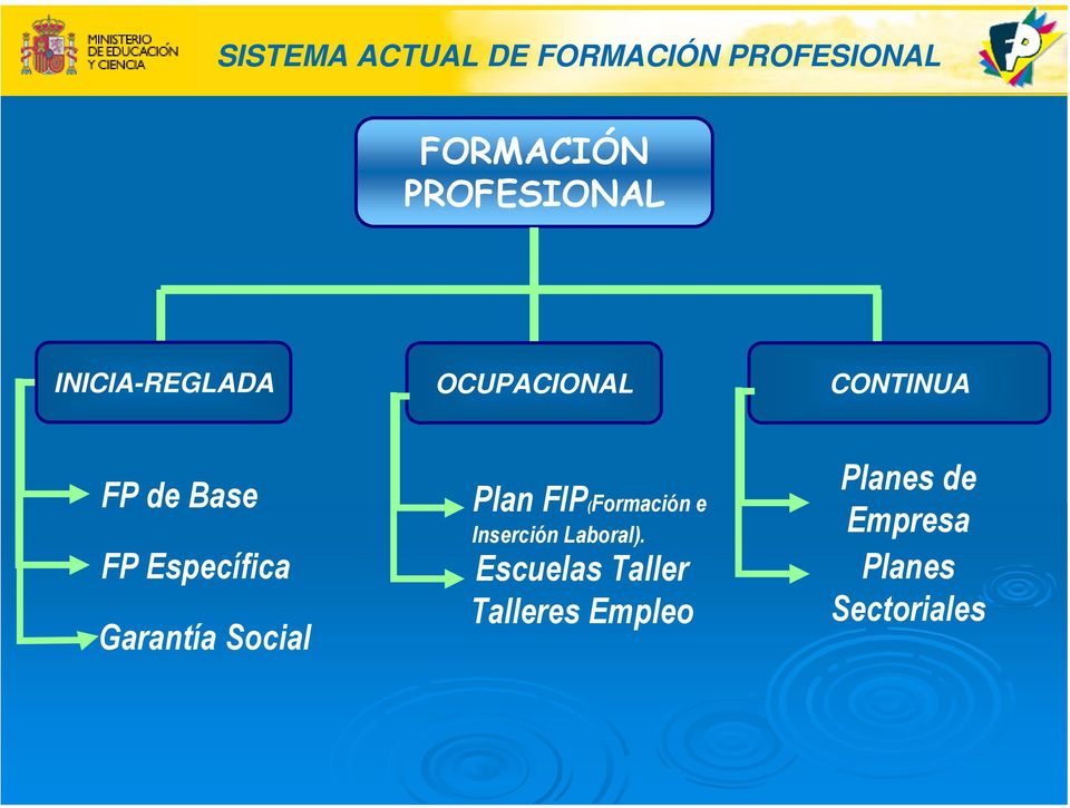 Garantía Social Plan FIP(Formación e Inserción Laboral).