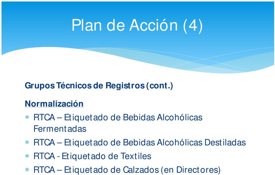 Fermentadas RTCA Etiquetado de Bebidas Alcohólicas