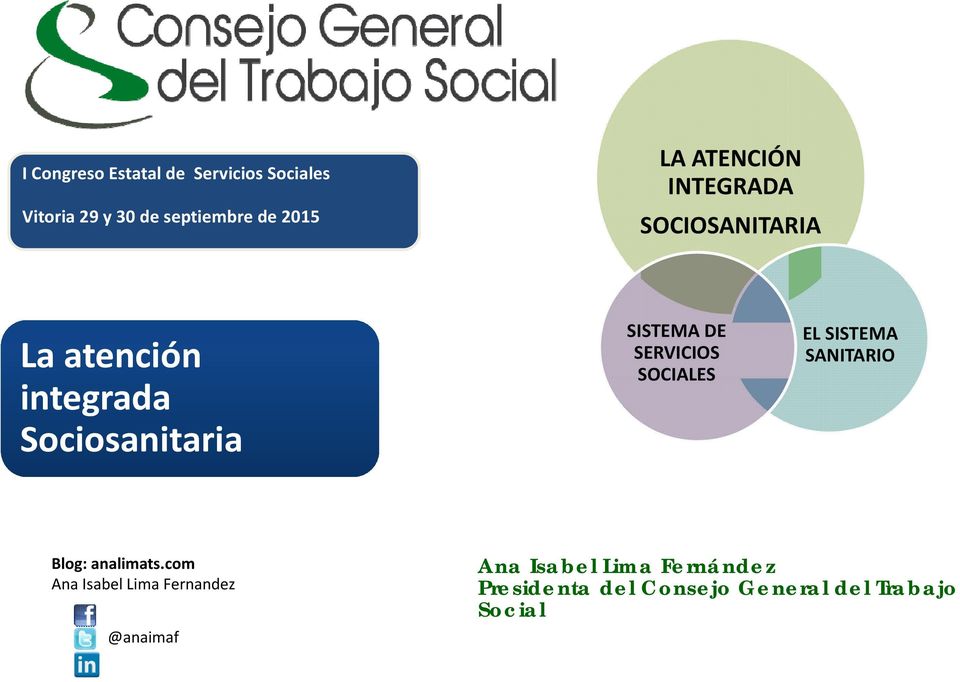 SERVICIOS SOCIALES EL SISTEMA SANITARIO Blog: analimats.