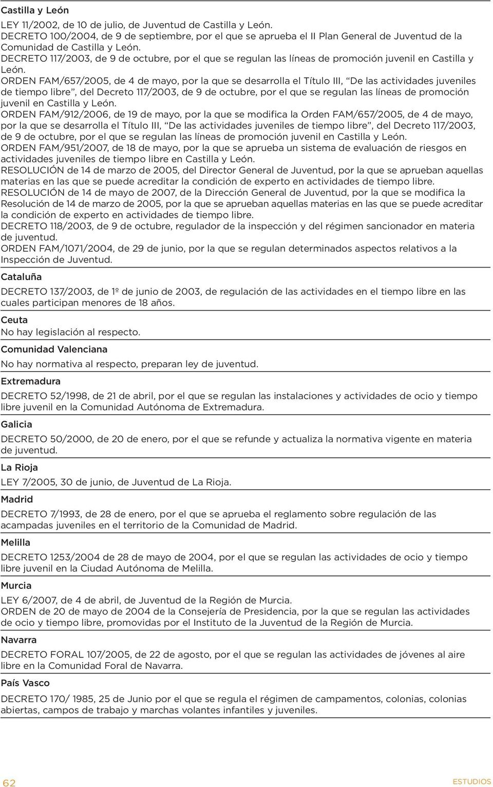 DECRETO 117/2003, de 9 de octubre, por el que se regulan las líneas de promoción juvenil en Castilla y León.