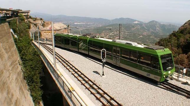 6Tren cremallera de Montserrat A lo largo de los años el «Tren cremallera de Montserrat» se ha ido adaptando a los tiempos.