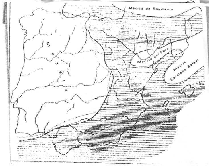 La península Ibérica durante la Era Secundaria La terciaria ( 65 millones de años)es una era muy compleja y activa. Se produjo la orogénesis alpina. 1.