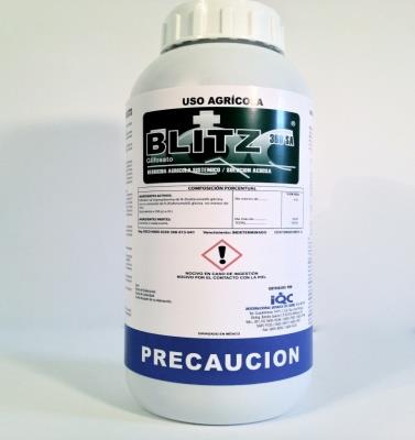 BLITZ 360 BLITZ 360 es un herbicida con acción sistémica, no selectivo de amplio espectro para especies de malezas de enraizado profundo, anuales y perennes.