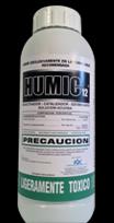 HUMIC 12 Humic 12 es una enmienda húmica líquida que, dada su rica composición en ácidos húmicos, está especialmente indicada para mejorar la estructura de los suelos cansados y muy mineralizados,