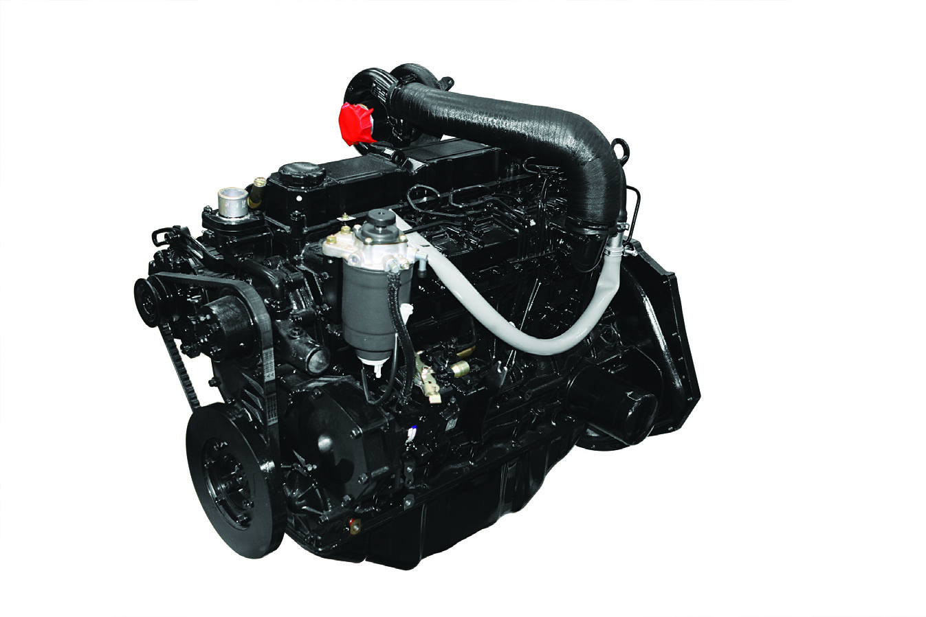 Alta potencia y rendimiento Potente motor Motor Mitsubishi SS-T El motor turbo alimentado de seis cilindros está fabricado para proporcionar potencia, fiabilidad y ahorro.