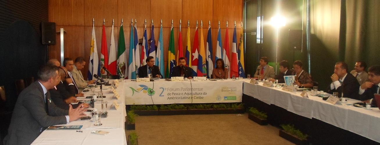 7.3. Participación en el 2º Foro Parlamentario de la Pesca y la Acuacultura de América Latina y el Caribe, celebrado los días 2 y 3 de diciembre de 2015 en Brasilia, Brasil Con el objetivo de seguir