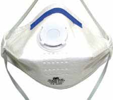 FFP3 RESPIRATORIO AUTOFILTRANTES P3 PLEGABLE con válvula EN 149 CE Plegable, fácil de poner y guardar Válvula de exhalación para reducir la resistencia respiratoria Clip nasal adaptable Libre de