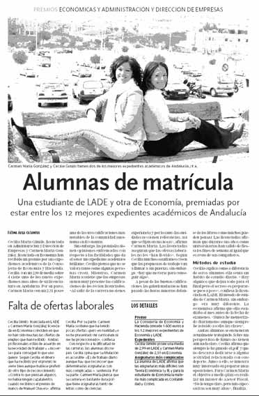 062 063 Crónica Universitaria. Martes 7 marzo 2006 La Opinión de Málaga.
