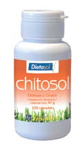 CHITOSOL FORTE (Lipobloqueante) Ingredientes por cápsula: Chitosan. Ciruela. Vitamina C. Lipo y Glucobloqueante (reduce las calorías de la dieta) Regulador del tránsito intestinal.