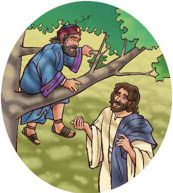 Mensaje Muestro el amor de Jesús cuando enmiendo mis errores. rama gruesa y miró hacia abajo al camino. Jesús venía por ese camino! Cuando Jesús llegó al árbol, se paró y miró hacia arriba.