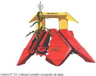 Recogedor de hileras: Con este cabezal es posible recoger cultivos que han sido cortados previamente.
